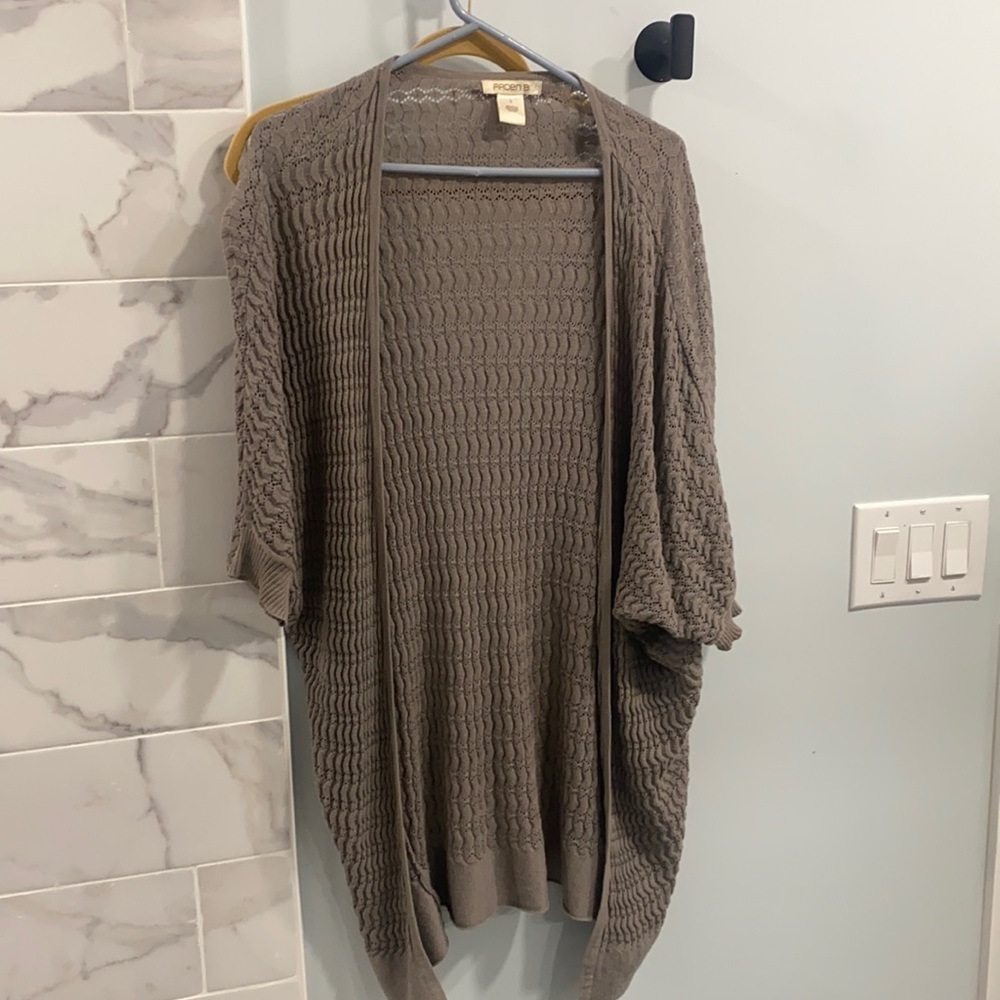 Small gray cardigan